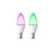 Philips Hue White And Color Ambiance 6W E14 -  комплект 2 броя E14 лампа с бяла и цветна светлина за безжично управляемо осветление за iOS и Android устройства 1