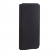 JT Berlin Folio Case - хоризонтален кожен (веган кожа) калъф тип портфейл за Sony Xperia XZ1 (черен) 1