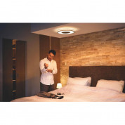 Philips Being Hue Ceiling Lamp 1x32W - комплект таванна лампа с бяла светлина и ключ за димиране за безжично управляемо осветление за iOS и Android устройства (черен) 5
