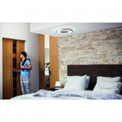 Philips Being Hue Ceiling Lamp 1x32W - комплект таванна лампа с бяла светлина и ключ за димиране за безжично управляемо осветление за iOS и Android устройства (сребриста) 3