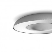 Philips Still Hue Ceiling Lamp - комплект таванна лампа с бяла светлина и ключ за димиране за безжично управляемо осветление за iOS и Android устройства (сребрист) 1