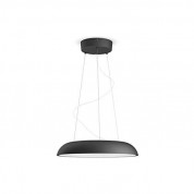 Philips Amaze Hue Pendant Lamp - комплект висяща таванна лампа с бяла светлина и ключ за димиране за безжично управляемо осветление за iOS и Android устройства (черен) 1