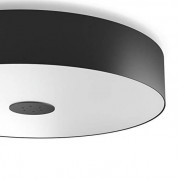 Philips Fair Hue Ceiling Lamp - комплект таванна лампа с бяла светлина и ключ за димиране за безжично управляемо осветление за iOS и Android устройства (черен) 1