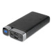 4smarts Power Bank VoltHub Leatherette 20000 mAh - външна батерия с два USB и USB-C изходи (черен) 4