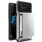 Verus Damda Glide Case - висок клас хибриден удароустойчив кейс с място за кр. карти за Samsung Galaxy Note 8 (сребрист)