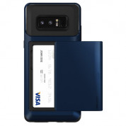 Verus Damda Glide Case - висок клас хибриден удароустойчив кейс с място за кр. карти за Samsung Galaxy Note 8 (тъмносин) 1