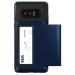 Verus Damda Glide Case - висок клас хибриден удароустойчив кейс с място за кр. карти за Samsung Galaxy Note 8 (тъмносин) 2