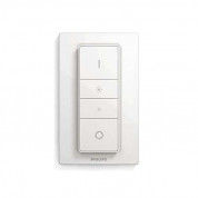 Philips Runner Hue Single Spot And Dimmer Switch - комплект стенна лампа с бяла светлина и ключ за димиране за безжично управляемо осветление за iOS и Android устройства (бял) 2