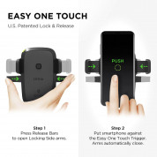 iOttie Easy One Touch 4 Wireless Qi Fast Charge Car Mount - поставка за кола с безжично зареждане за QI съвместими смартфони 3