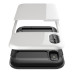 Verus Damda Glide Case - висок клас хибриден удароустойчив кейс с място за кр. карти за iPhone XS, iPhone X (бял) 4