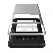 Verus Damda Glide Case - висок клас хибриден удароустойчив кейс с място за кр. карти за iPhone XS, iPhone X (бял) 8