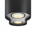 Philips Pillar Hue Double Spotlight And Dimmer Switch - комплект двойна таванна лампа с бяла светлина и ключ за димиране за безжично управляемо осветление за iOS и Android устройства (черен) 3
