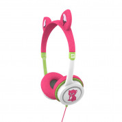 iFrogz Little Rockers Costume Kids Kitten On-Ear Headphones - слушалки подходящи за деца за мобилни устройства (зелен)