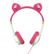 iFrogz Little Rockers Costume Kids Kitten On-Ear Headphones - слушалки подходящи за деца за мобилни устройства (зелен) 1