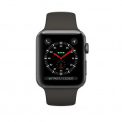 Apple Watch Series 3, 42mm Space Gray Aluminum Case with Gray Sport Band - умен часовник от Apple 2