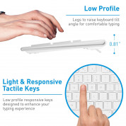 Macally Combo Keyboard & Mouse - комплект USB клавиатура и USB мишка за Mac и PC 3