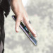 4smarts Loop-Guard Finger Strap - каишка за задържане за смартфони (син-розов)  6