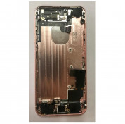 Apple iPhone SE Backcover Full Assembly - оригинален резервен заден капак заедно със страничната метална лайсна, Lightning порт, бутони и Wi-Fi антена (розово злато) 1