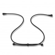 4smarts Necklace - регулируема силиконова каишка за врата за безжични слушалки Apple AirPods (черен) 1