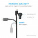 Anker Powerline Lightning cable - сертифициран Lightning кабел за iPhone, iPad и iPod с Lightning (1,8 м) (тъмносив) 3