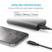 Anker Powerline Lightning cable - сертифициран Lightning кабел за iPhone, iPad и iPod с Lightning (1,8 м) (тъмносив) 4