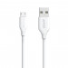 Anker Powerline Micro USB Cable 0.90m - бърз и издръжлив кабел за зареждане на устройства Micro USB (0.9 м) (бял) 1