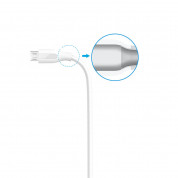 Anker Powerline+ Nylon Micro USB cable 90 cm - качествен плетен кабел за зареждане на устройства с microUSB порт (90 см) (бял) 4
