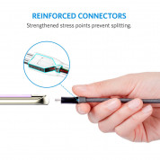 Anker Powerline+ Nylon Micro USB cable 90 cm - качествен плетен кабел за зареждане на устройства с microUSB порт (90 см) (черен) 2