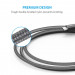 Anker Powerline+ Nylon Micro USB cable 90 cm - качествен плетен кабел за зареждане на устройства с microUSB порт (90 см) (черен) 4
