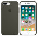 Apple Silicone Case - оригинален силиконов кейс за iPhone 8 Plus, iPhone 7 Plus (тъмнозелен) 2