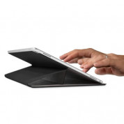 TwelveSouth SurfacePad - дизайнерски луксозен кожен калъф с поставка за iPro 12.9, iPad Pro 12.9 (2017) (черен) 2