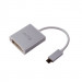 LMP USB-C to DVI Adapter - адаптер за свързване от USB-C към DVI (сребрист) 1