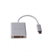 LMP USB-C to DVI Adapter - адаптер за свързване от USB-C към DVI (сребрист) 1