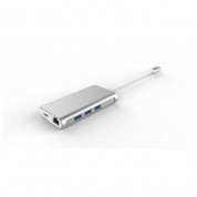 LMP USB-C Network & USB 3.0 Hub (silver) 1