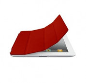 Apple Smart Cover Limited Edition - кожено покритие  за iPad 4, iPad 3, iPad 2 (червен) 2