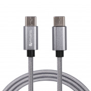 4smarts RapidCord USB-C to USB-C data Cable (grey) 1