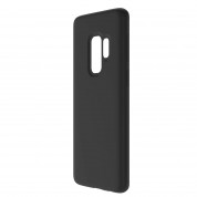 4smarts Cupertino Silicone Case - тънък силиконов (TPU) калъф за Samsung Galaxy S9 (черен)