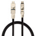 4smarts 6in1 ComboCord Cable - качествен многофункционален кабел за microUSB, Lightning и USB-C стандарти (черен) 1