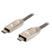 4smarts 6in1 ComboCord Cable - качествен многофункционален кабел за microUSB, Lightning и USB-C стандарти (сив) 3
