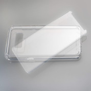 4smarts 360° Case Friendly Premium Protection Set - тънък силиконов кейс и стъклено защитно покритие за дисплея на Samsung Galaxy S9 Plus (прозрачен) 1
