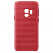 Samsung Hyperknit Cover Fabric EF-GG960FR - текстилен оригинален кейс за Samsung Galaxy S9 (червен) 4