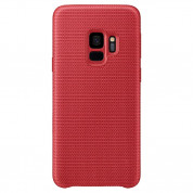 Samsung Hyperknit Cover Fabric EF-GG960FR - текстилен оригинален кейс за Samsung Galaxy S9 (червен) 1