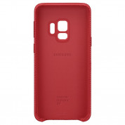 Samsung Hyperknit Cover Fabric EF-GG960FR - текстилен оригинален кейс за Samsung Galaxy S9 (червен) 3