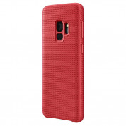 Samsung Hyperknit Cover Fabric EF-GG960FR - текстилен оригинален кейс за Samsung Galaxy S9 (червен)