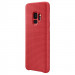Samsung Hyperknit Cover Fabric EF-GG960FR - текстилен оригинален кейс за Samsung Galaxy S9 (червен) 1