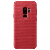 Samsung Hyperknit Cover Fabric EF-GG965FR - текстилен оригинален кейс за Samsung Galaxy S9 Plus (червен)