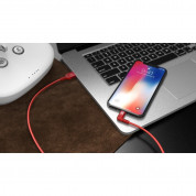 Adam Elements PeAk II USB/Lightning Cable - сертифициран Lightning кабел за DJI Remote Controller (30см) (червен) 4