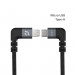 Adam Elements PeAk II Lightning Cable - сертифициран Lightning към Micro-USB кабел за DJI Remote Controller (30см) (сив) 2