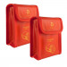 Adam Elements Fireproof Battery Bag - 2 броя орнеопорен калъф за съхранение на батериите на DJI Spark (червен) 1