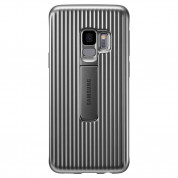 Samsung Galaxy S9 EF-RG960CS Protective Stand Cover Case (silver)